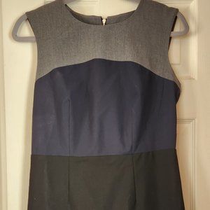 Block color dress